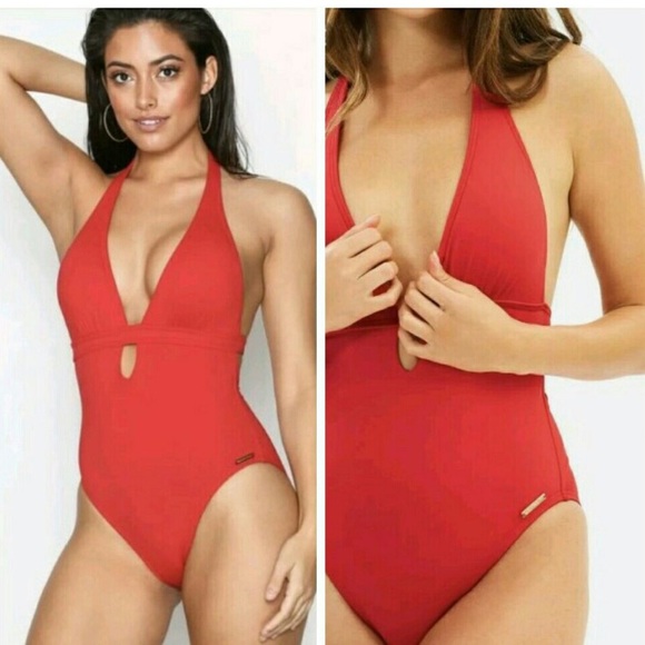 Michael Kors True Red Swim Size 8 NWT - Picture 3 of 5